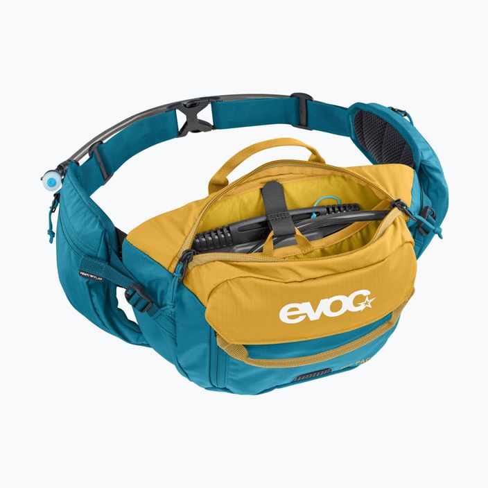 EVOC Hip Pack 3 litrų talpos mėlynos/geltonos spalvos krepšys dviračiui 102506616 7