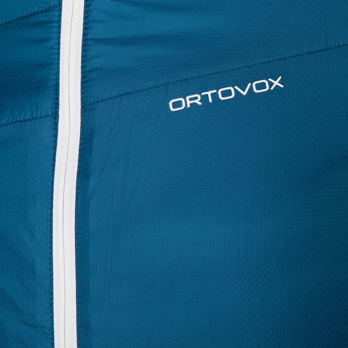 Vyriška ORTOVOX Swisswool Piz Boval hibridinė striukė mėlyna dvipusė 6114100041 6
