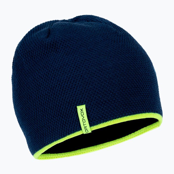 Trekingo kepurė ORTOVOX Merino Logo Knit blue 68033