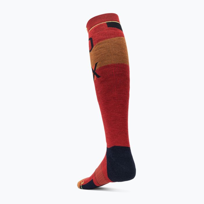 Vyriškos slidinėjimo kojinės ORTOVOX Freeride Long Socks Cozy cengla rossa 2