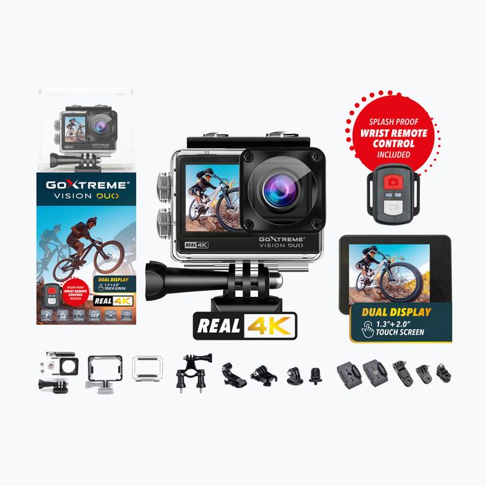 GoXtreme Vision DUO 4K kamera juoda 20161