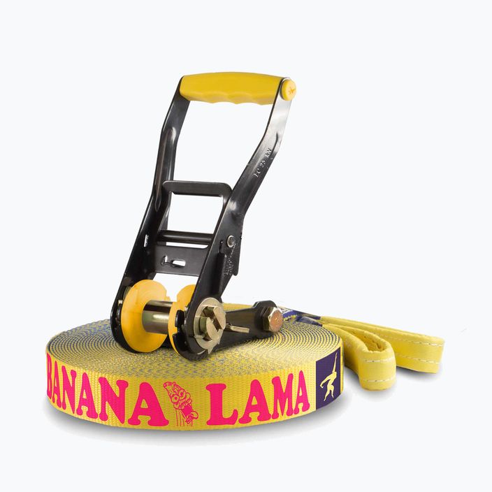 Gibonas vaikščiojimo virvė BananaLama TreeWear rinkinys geltonas 20225 2