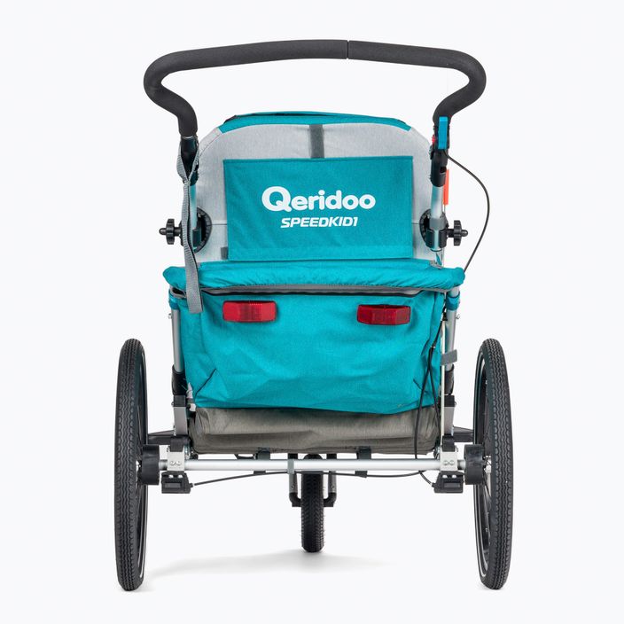 Qeridoo Speedkid1 vieno asmens dviračio priekaba mėlyna Q-SK1-21-P 3