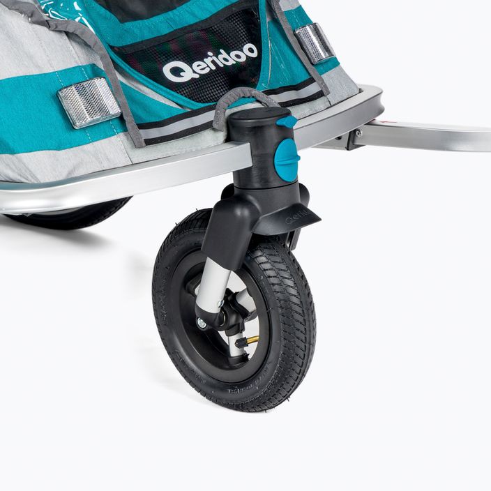 Qeridoo Speedkid1 vieno asmens dviračio priekaba mėlyna Q-SK1-21-P 5