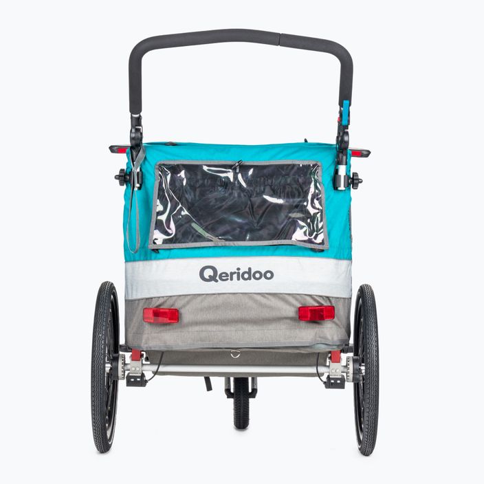 Qeridoo Sportrex2 dviguba dviračių priekaba mėlyna Q-SR2-21-P 3