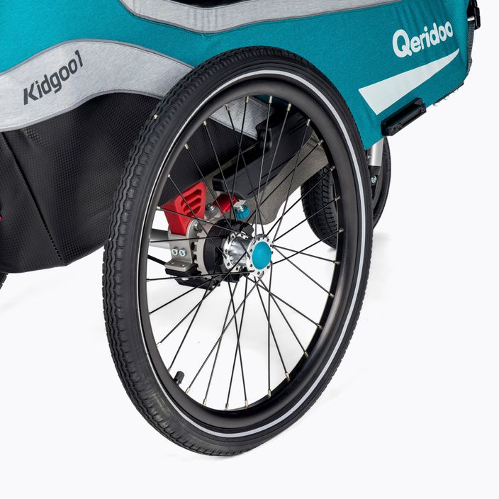 Qeridoo Kidgoo1 vieno dviračio priekaba mėlyna Q8-20-P 6