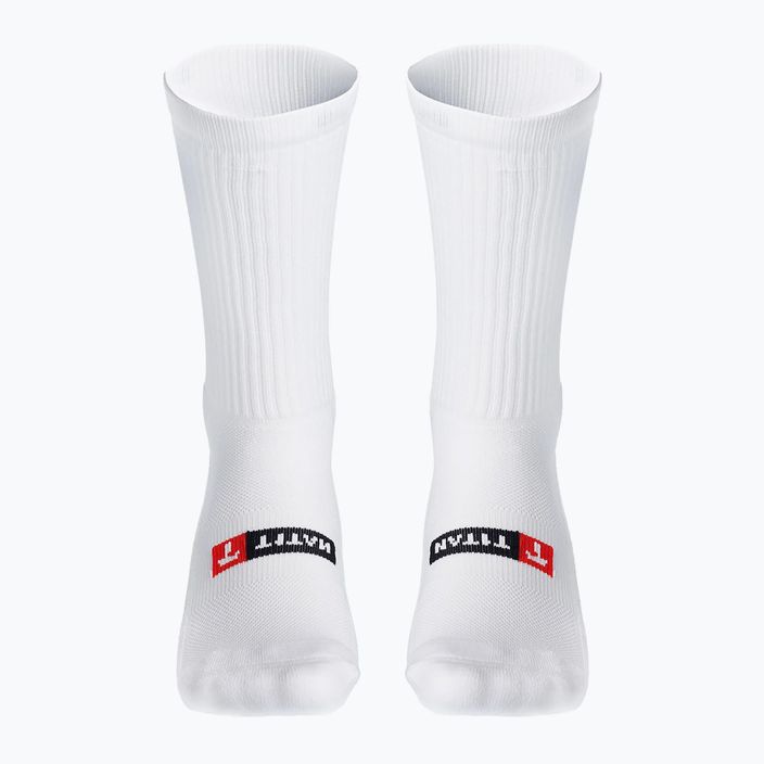 Futbolininko kojinės T1TAN Grip Socks white 3