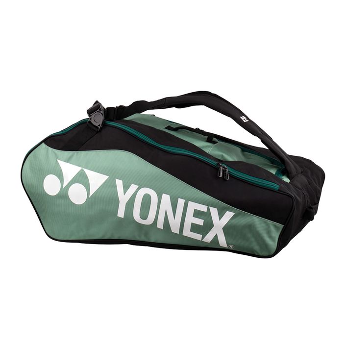 Krepšys YONEX 1223 Club Racket Bag black/moss green 2