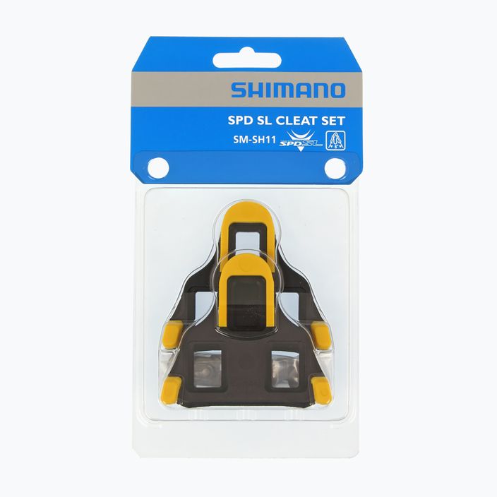 Shimano SMSH11 SPD-SL pedalų blokai geltonos spalvos Y42U98010 4