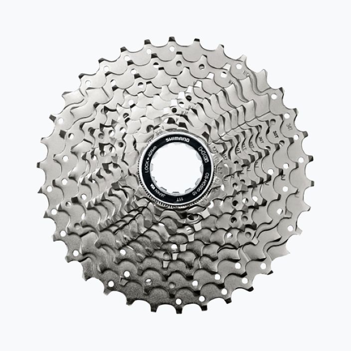 "Shimano CS-HG500" 10 greičių dviračių kasetė 11-34 sidabrinė