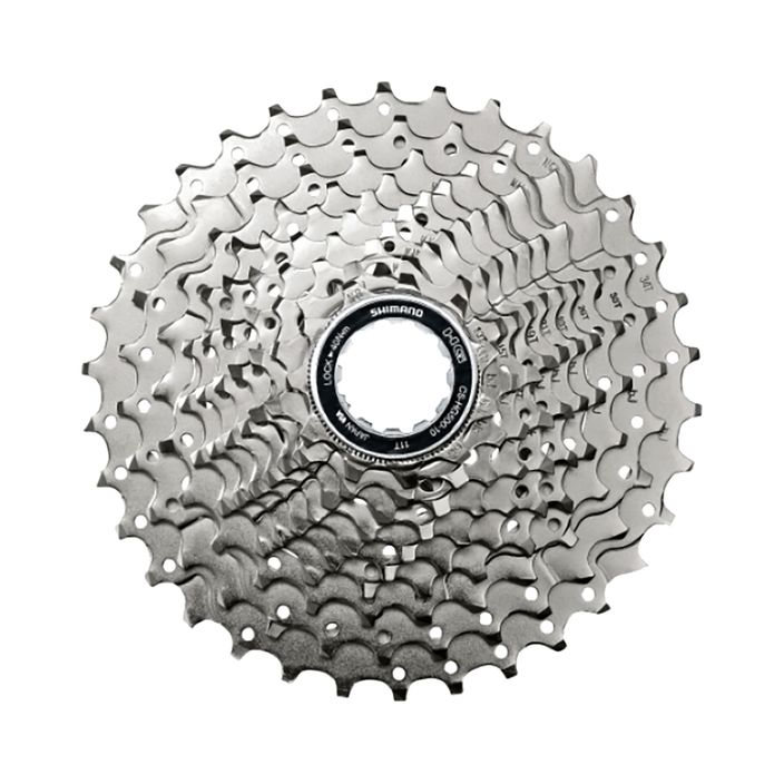 "Shimano CS-HG500" 10 greičių dviračių kasetė 11-34 sidabrinė 2