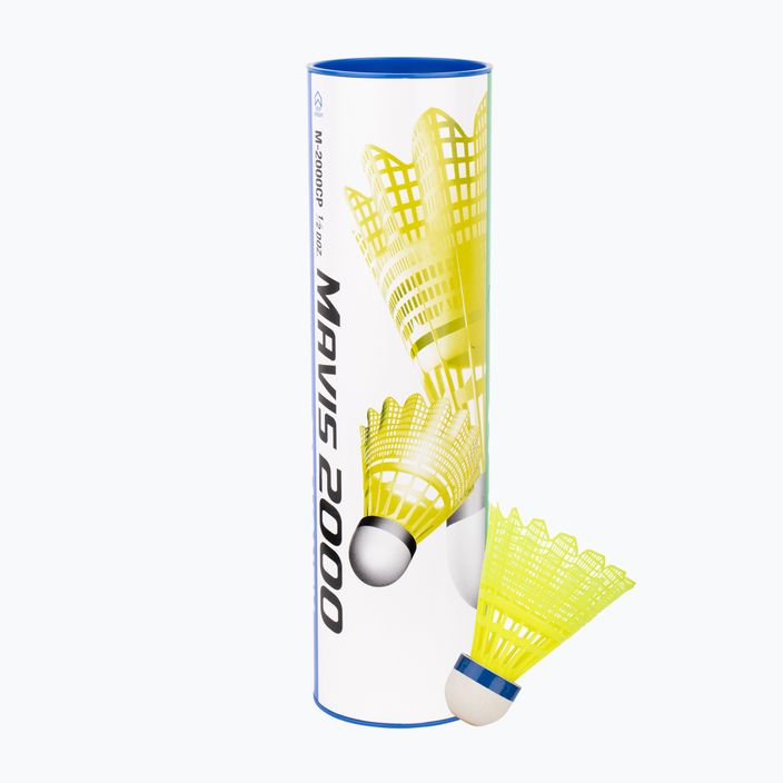 YONEX badmintono raketės Mavis 2000 Y mid 6 vnt. geltonos spalvos 2