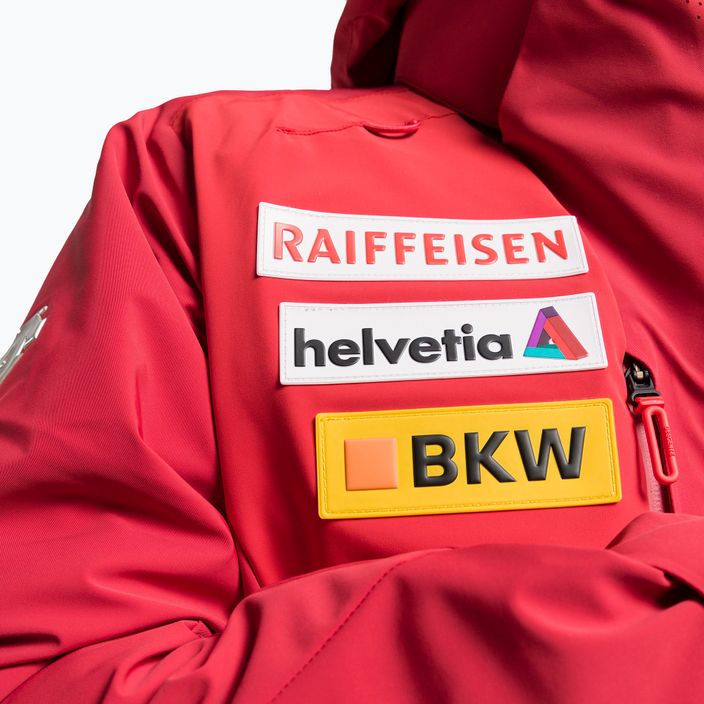 Vyriška slidinėjimo striukė Descente Swiss National Team Replica 86 red DWMUGK20 10