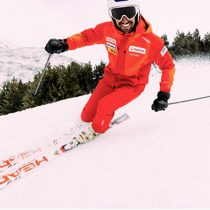 Vyriškos slidinėjimo kelnės Descente Swiss mandarin orange 14