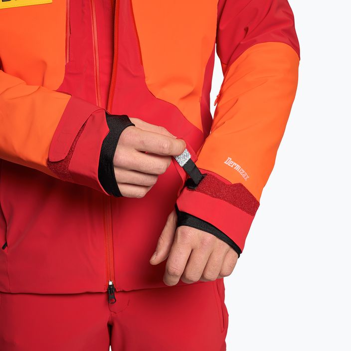Vyriška slidinėjimo striukė Descente Swiss mandarin orange 4