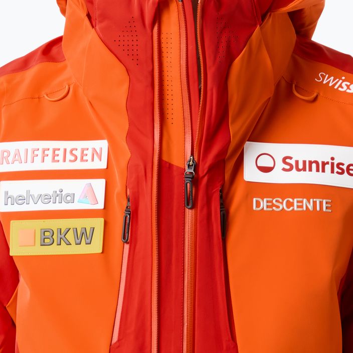 Vyriška slidinėjimo striukė Descente Swiss mandarin orange 9