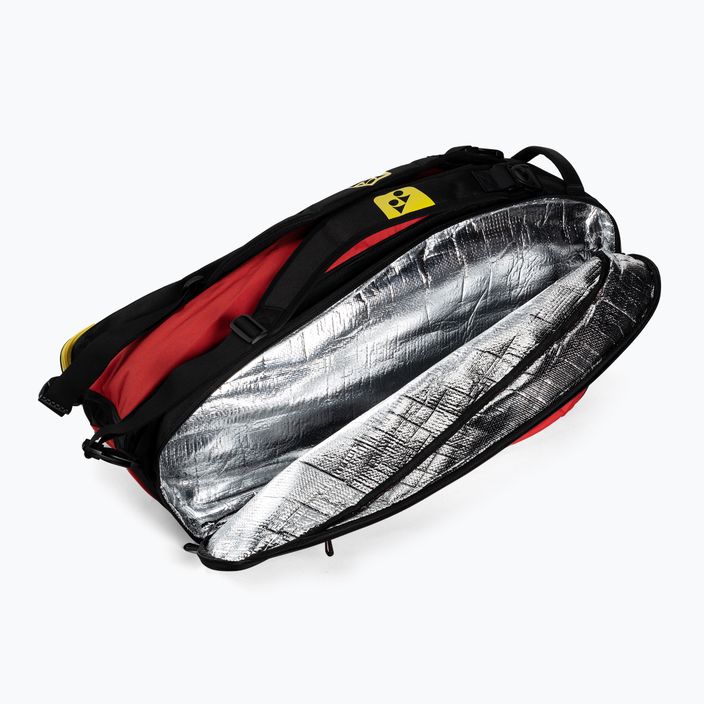 YONEX Pro raketės krepšys badmintonui raudonas 92029 6