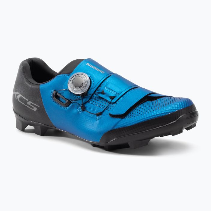 Shimano SH-XC502 vyriški MTB dviračių batai mėlyni ESHXC502MCB01S46000