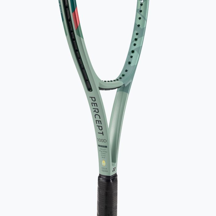 YONEX Percept 100D alyvuogių žalios spalvos teniso raketė 4