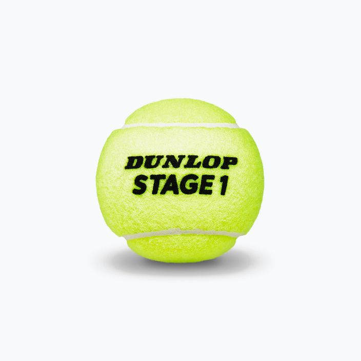 Dunlop Stage 1 vaikų teniso kamuoliukai 3 vnt. žali 601338 3