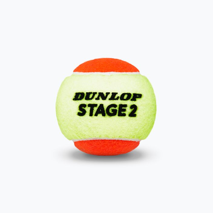 Dunlop Stage 2 vaikų teniso kamuoliukai 3 vnt. oranžiniai/geltoni 601339 3