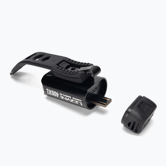 Lezyne MINI DRIVE 400 USB priekinis dviračio žibintas juodas LZN-1-LED-24F-V204 2