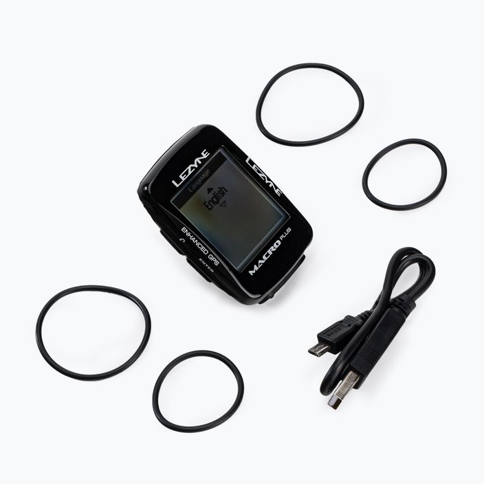Lezyne MACRO PLUS GPS dviračių skaitiklis juodos spalvos LZN-1-GPS-MACRO-V204 3