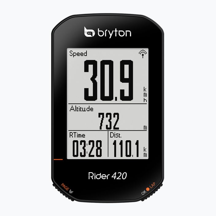 Dviračio navigacija Bryton Rider 420T CAD+HRM CC-NB00026 2