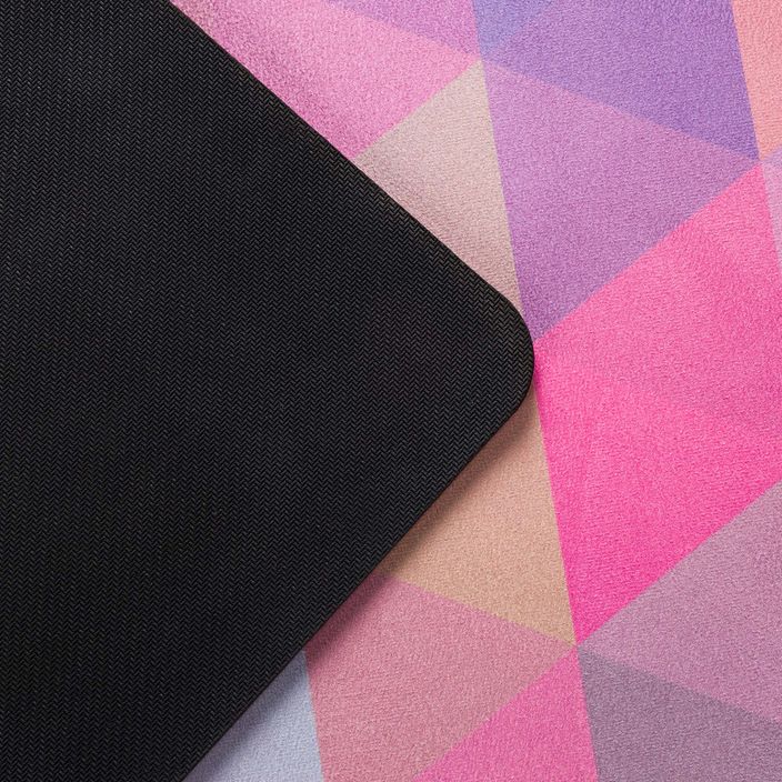 Yoga Design Lab kombinuotas 3,5 mm rožinis jogos kilimėlis Tribeca Sand 4