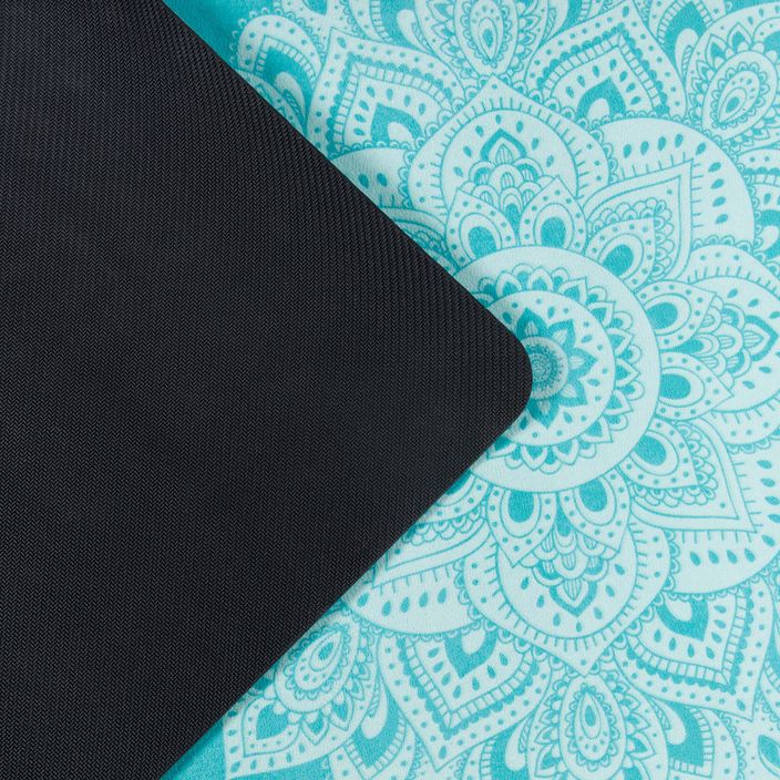 Yoga Design Lab kombinuotas jogos kelioninis kilimėlis 1,5 mm mėlynas Mandala Turquoise 4