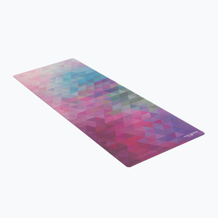 Yoga Design Lab kombinuotas 1,5 mm rožinis kelioninis kilimėlis jogai Tribeca Sand