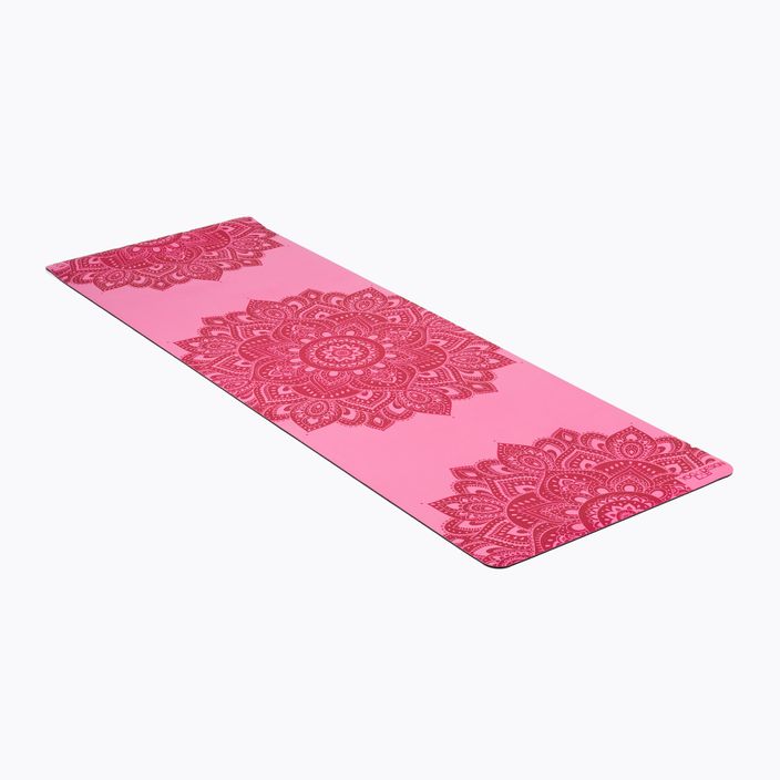 Yoga Design Lab begalybės jogos kilimėlis 5 mm rožinis Mandala Rose
