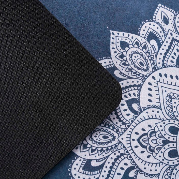 Yoga Design Lab kombinuotas jogos kilimėlis 3,5 mm tamsiai mėlynas Mandala Sapphire 4