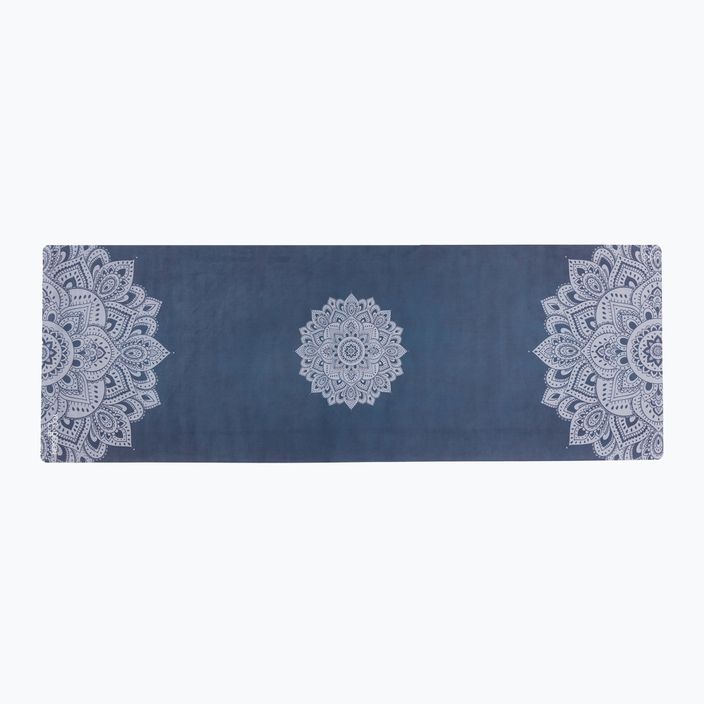 Yoga Design Lab kombinuotas jogos kelioninis kilimėlis 1,5 mm tamsiai mėlynas Mandala Sapphire 2