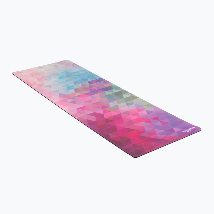 Yoga Design Lab kombinuotas 5,5 mm rožinis jogos kilimėlis Tribeca Sand