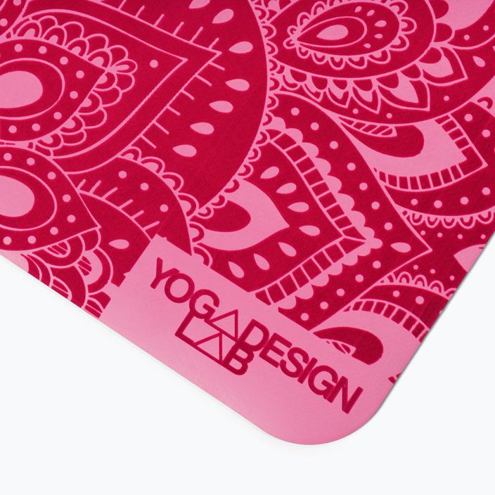 Yoga Design Lab begalybės jogos kilimėlis 3 mm rožinis Mandala Rose 3