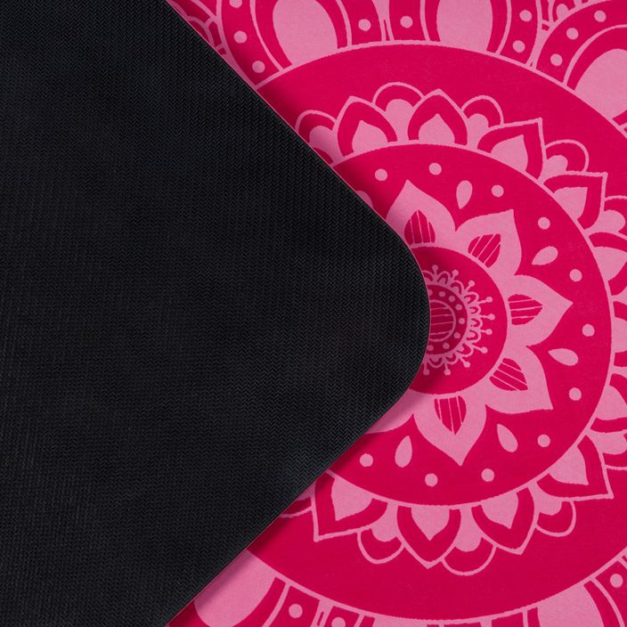 Yoga Design Lab begalybės jogos kilimėlis 3 mm rožinis Mandala Rose 4