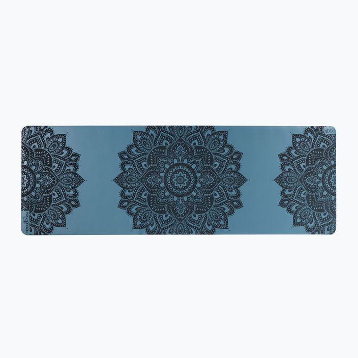 Yoga Design Lab begalybės jogos kilimėlis 3 mm mėlynas Mandala Teal 2