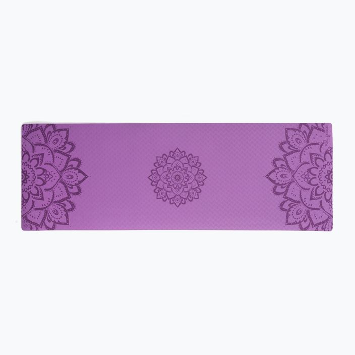 Jogos dizaino laboratorija Flow Pure 6 mm violetinės spalvos Mandala Lavender jogos kilimėlis 2