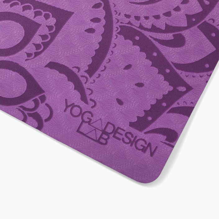 Jogos dizaino laboratorija Flow Pure 6 mm violetinės spalvos Mandala Lavender jogos kilimėlis 3