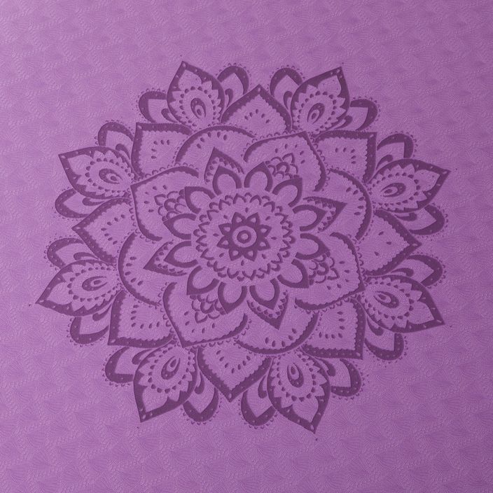 Jogos dizaino laboratorija Flow Pure 6 mm violetinės spalvos Mandala Lavender jogos kilimėlis 4