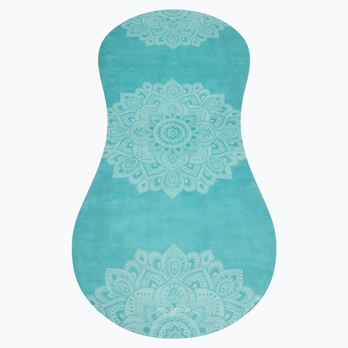 Yoga Design Lab Curve jogos kilimėlis 3,5 mm turkio spalvos Mandala Turquoise 6