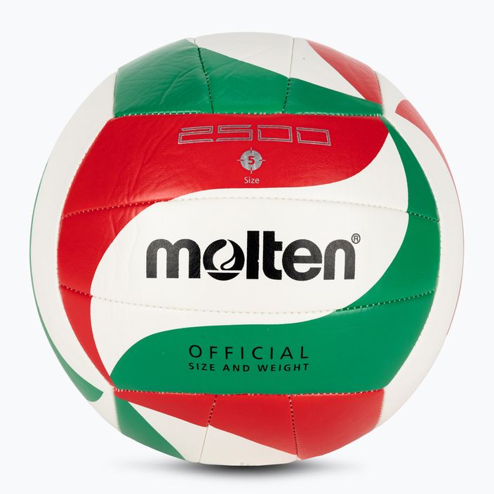 Tinklinio kamuolys Molten V5M2500-5 white/green/red dydis 5