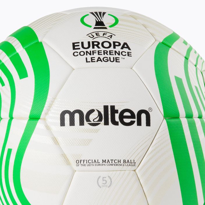 Molten futbolo kamuolys F5C5000 oficialus UEFA Conference League 2021/22 dydis 5 3