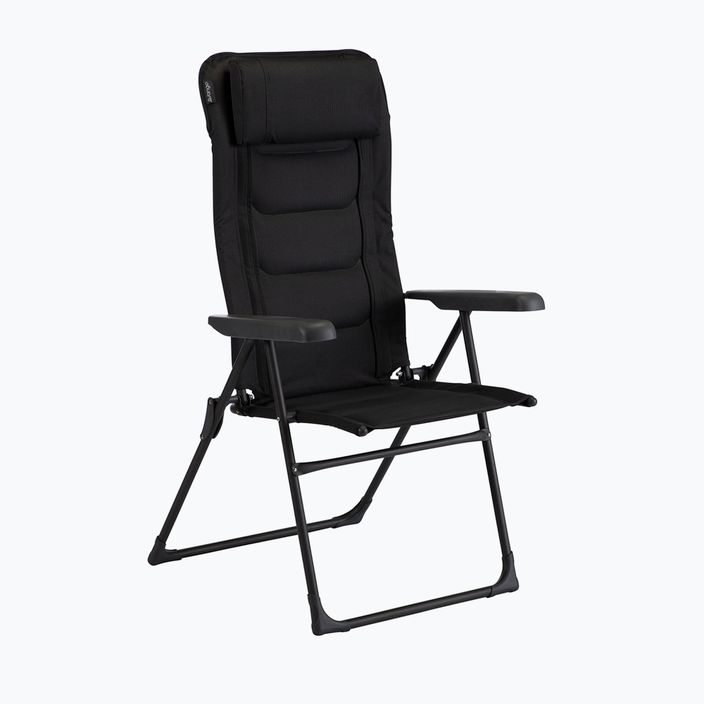 Vango Hampton Dlx Tourist Chair Duoweave black turistinė kėdė