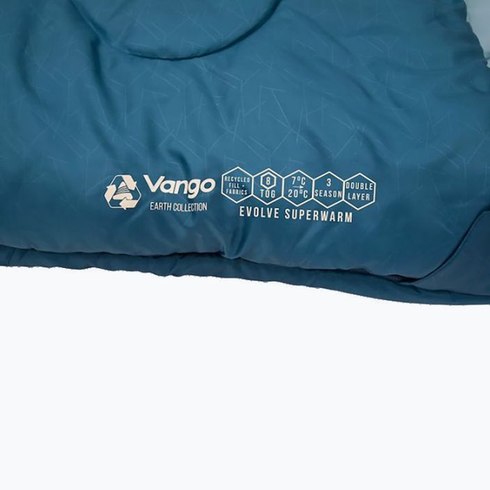 Vango Evolve Superwarm vienvietis miegmaišis mėlynas SBREVOLVEM23TJ8 10