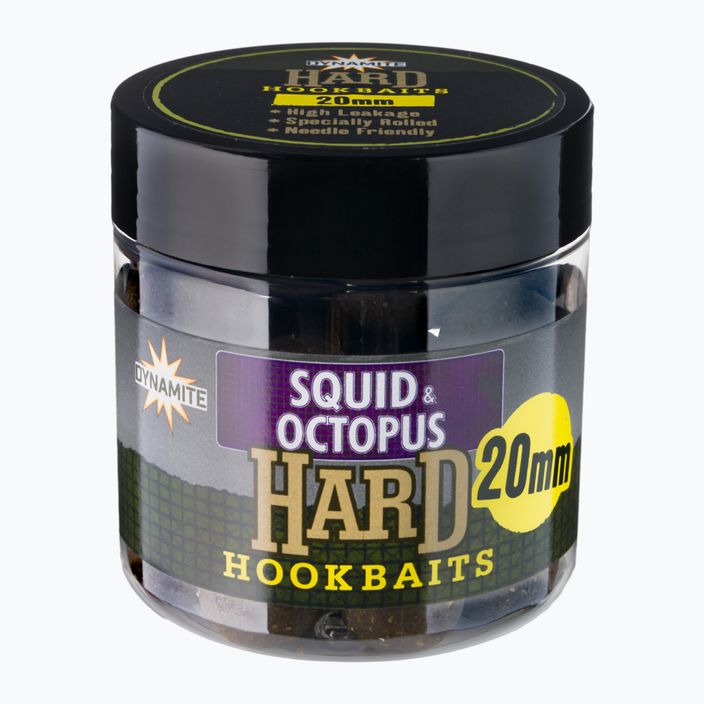 Dynamite Baits Squid & Octopus Hard Hookbaits 20 mm rudos spalvos karpiniai kabliukai ADY041581
