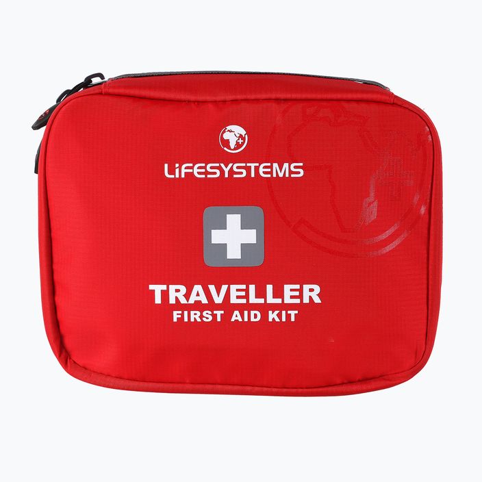 Lifesystems Traveller pirmosios pagalbos rinkinys raudonas LM1060SI