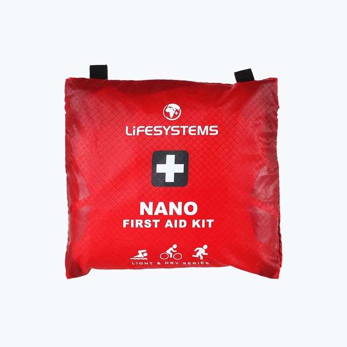 Lifesystems kelioninis pirmosios pagalbos rinkinys Light & Dry Nano First Aid Kit raudonas LM20040SI