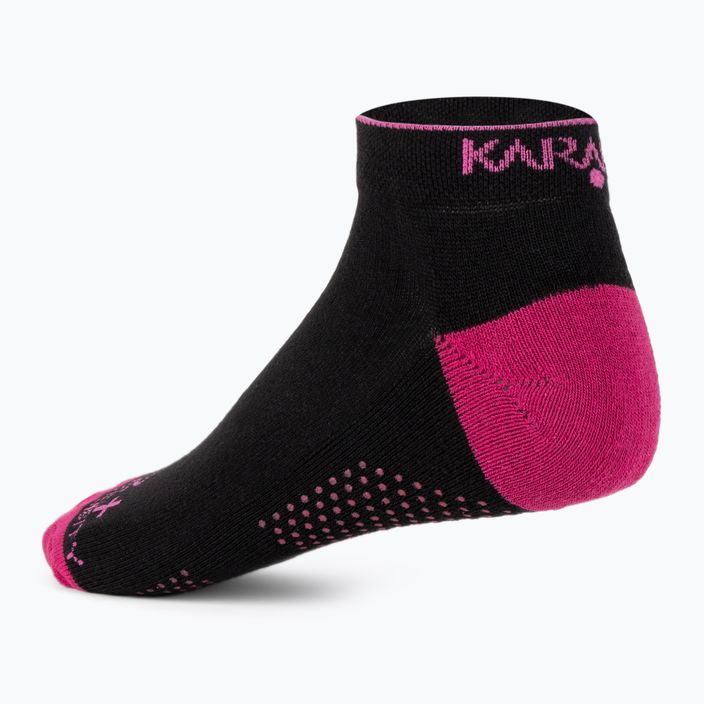 Moteriškos kojinės skvošui Karakal X2+ Trainer black/pink KC538 2